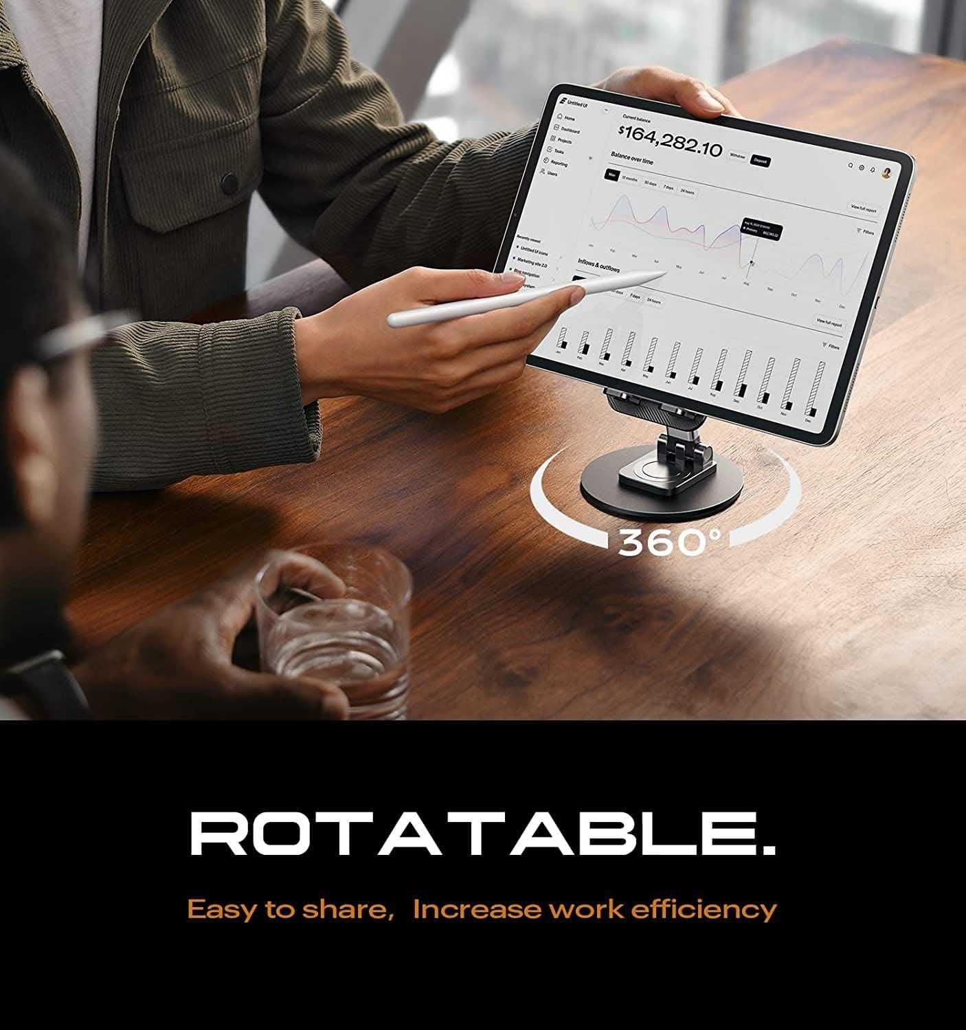 Mobile Stand 360 Rotation Height and Angle