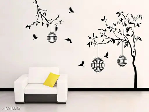 Wall tech Free Bird Case Black Wall Sticker